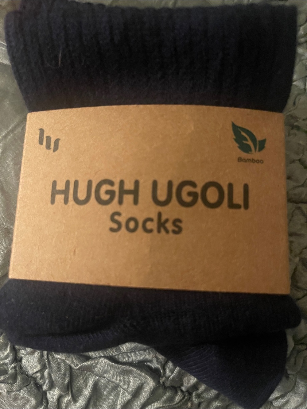 Hugh Ugoli Black Dress Socks for Women